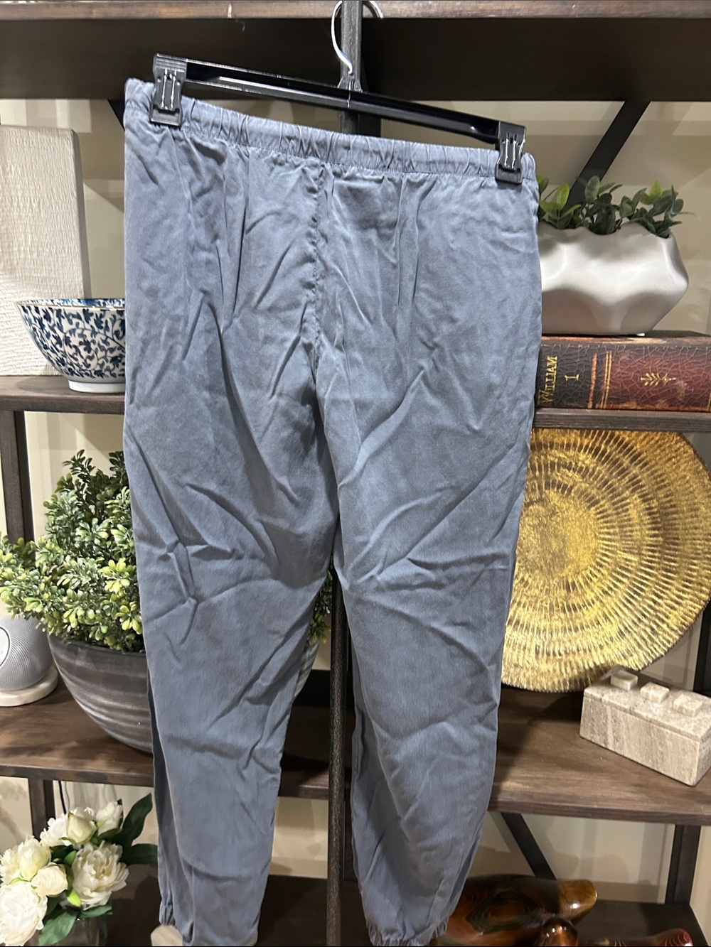 Cloth & Stone Casual Womens Slate Blue Drawstring Jogger Pants - Picture 3 of 3